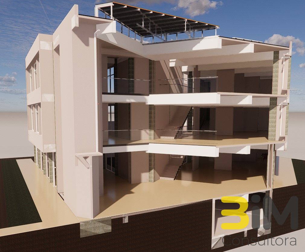 Modelado BIM de arquitectura, estructura e instalaciones